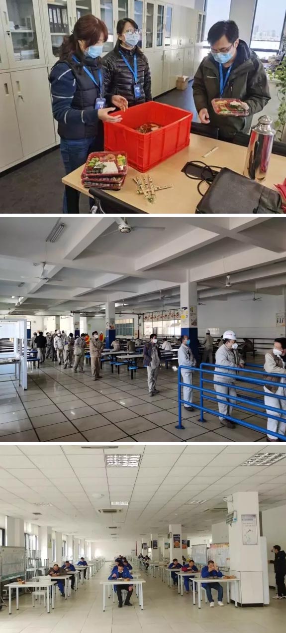 員工就餐：分開、分開、分開