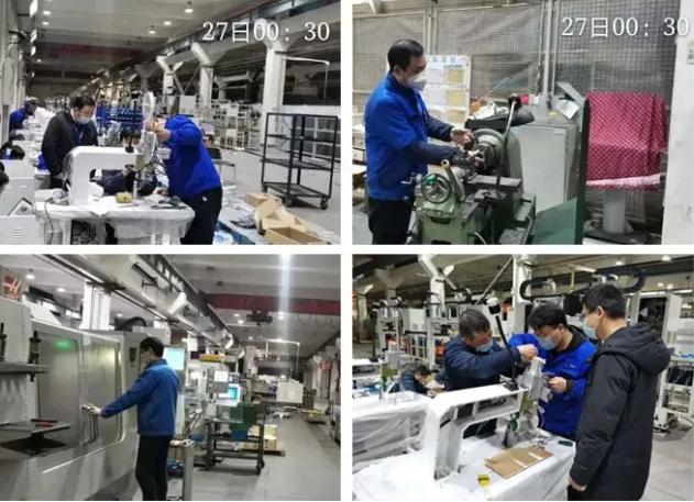 加工制造團(tuán)隊(duì)更是24小時連軸轉(zhuǎn)